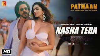 Pathan Final Song  Nasha Tera  Shahrukh Khan  Deepika P  Vishal Shekhar  Trailer Review [upl. by Ten]