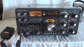 Classic Yaesu FT902DM Hf SSB ham radio transceiver allmode [upl. by Ennazzus]