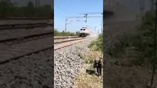 Shorts  Oscillation trial of LHB 3A coach at max of 180 kmph in section between Kota and Madhopur [upl. by Chassin]