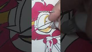 Drawing Niffty Hazbin Hotel Style Swap pt 1  hazbinhotel drawing shorts [upl. by Penni]