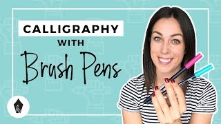 Beginners Guide To Using Brush Pens for Modern Calligraphy [upl. by Anahsar]