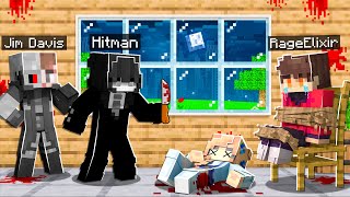 He Hired a HITMAN to Hunt My FAMILY in Minecraft [upl. by Ariamoy69]