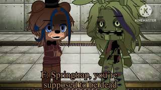 Freddy you’re supposed to be on lockdown  Fnaf Dead AU [upl. by Tasia]