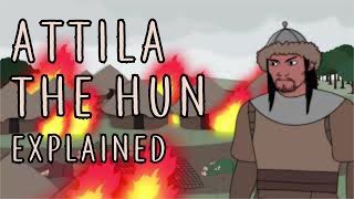 Attila the Hun in a nutshell  short animated history [upl. by Talanian]