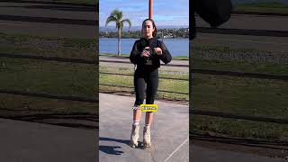 Trompo en un pie TUTORIAL patin short [upl. by Josy]