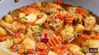 CHICKEN POTATOES RECIPE Yummya must try recipe [upl. by Treb]