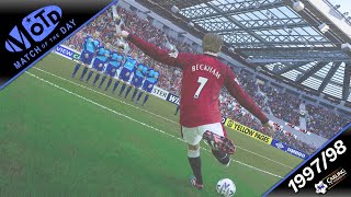 Match of the Day 9798  Episode 6  FA Carling Premiership PES 2021 [upl. by Anauqcaj]