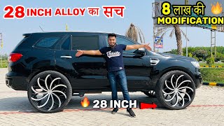 😱🔥28 inch Alloy Wheels का सच जानलो 😱🔥Black ENDEAVOUR Modified 28 INCH Alloy Wheels 8Lakh [upl. by Eudora]