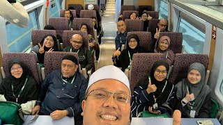 PAKEJ UMRAH USN  MENAIKI TRAIN SEMUANYA  GROUP KU02 21 OGOS 24 [upl. by Dittman]