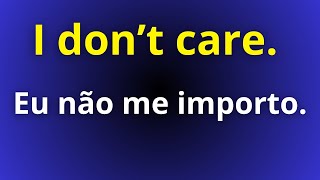 ✅ 300 FRASES NEGATIVAS MUITO ÚTEIS PARA APRENDER INGLÊS FÁCIL E RÁPIDO👌 [upl. by Annairdna]