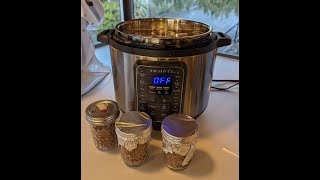 Instant Pot Mycology  Sterilizing grain spawn Part 2 [upl. by Wetzel]