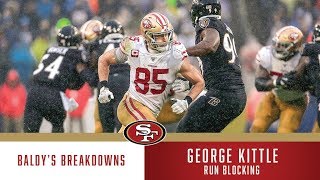 Baldys Breakdowns George Kittles Run Blocking vs Baltimore [upl. by Brout]