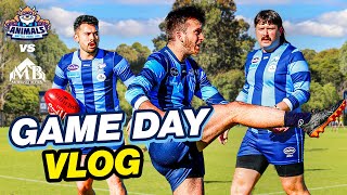 I Kicked 8 Goals In A Game Of Footy  Game Day Vlog Round 4 [upl. by Alanna]