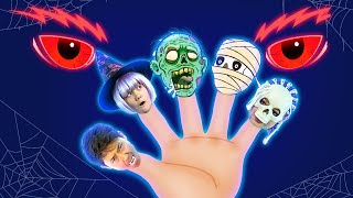 Finger Family  Zombie Mummy Skeleton Wolf and Ghost  More Nursery Rhymes and Kids Songs [upl. by Stouffer]