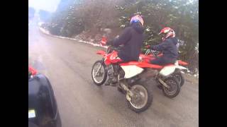 CRF 150R VS CRF 150F VS CR 85RDrag Race [upl. by Au]