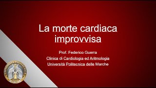 Morte cardiaca improvvisa  VECCHIO VIDEO AA 20192020 [upl. by Daphene]