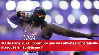 JO de Paris 2024  pourquoi une des athlètes apparaîtelle masquée en athlétisme [upl. by Royden187]