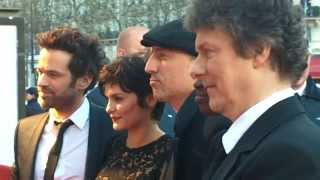 Audrey Tautou Romain Duris Gad Elmaleh et Aïssa Maïga à Paris le 19 avril 2013 [upl. by Felice]