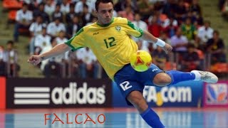 Il quotREquot del Futsal Falcao Talento del Brasile grandissimo campione Falcao goals super [upl. by Aibonez911]