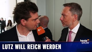 Wie wird man reich Lutz van der Horst holt sich AnlageTipps  heuteshow [upl. by Anaihsat]