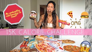 15K CALORIE CHALLENGE  WITH MY BOYFRIEND  EPIC CHEAT DAY FOR A FITNESS COUPLE [upl. by Alyks]