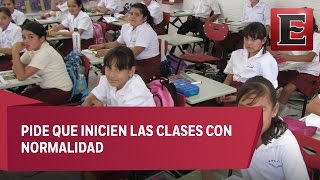 CNDH llama a CNTE a respetar derechos de los niños [upl. by Darbie51]