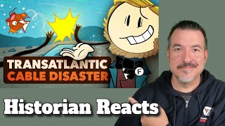 The Disastrous History of the First Transatlantic Cable  Extra History Reaction [upl. by Yentruoc478]