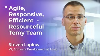 Temy clients testimonial  Steven Luplow Director at Absio Corporation [upl. by Frere]