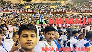 Maha rally Indra Gandhi stadium 🏟️ BhimArmyBEM bhimarmy trendingvlogs jaybhim vlog new [upl. by Hamburger]