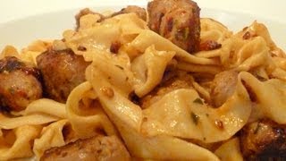 Chilli Pesto Pasta with Crispy Sausage CookAlong Video [upl. by Astra]