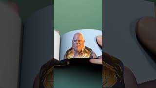 Thanos Trolling FlipBook thanos funny flipbook shorts [upl. by Llehsor]