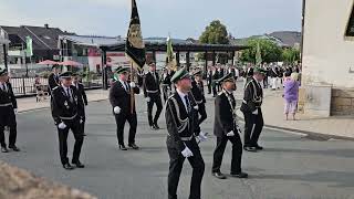 Stadtschützenfest Medebach Marsch zur Schützenhalle Freitag 060924 [upl. by Ravens]