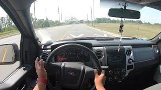 2014 f150 XLT Coyote 50 POV DRIVE [upl. by Sanford558]