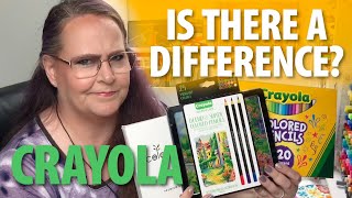 Crayola vs Crayola Colored Pencils Comparison amp Review [upl. by Magda]