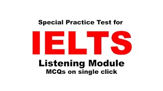 Listening Module MCQs Practice  Book 18 MCQs  Cambridge Book 18 Listening test  Band 9 Practice [upl. by Bela]