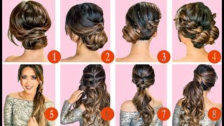 🔴 10 ELEGANT HAIRSTYLES amp UPDOS 🔴  EASY HAIRSTYLE TUTORIAL for LONG MEDIUM HAIR [upl. by Phillips7]