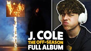 J Cole  The OffSeason FULL ALBUM REACTION [upl. by Natsrik]