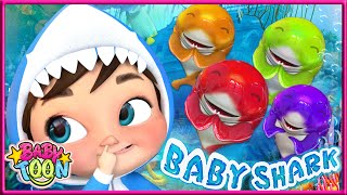 Baby Shark Dance  Baby Shark Swimming  Baby songs  Nursery Rhymes Babytoon [upl. by Lechner]