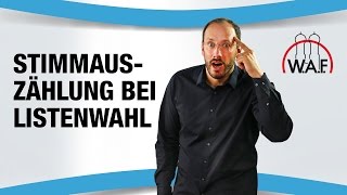 Listenwahl Wie geht die Stimmenauszählung  Betriebsrat Video [upl. by Rudman866]