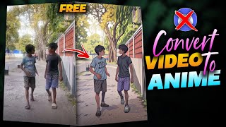 HOW TO CONVERT NORMAL VIDEO TO ANIME AI  FREE  INSTAGRAM TRENDING ANIME REELS VIDEO TUTORIAL [upl. by Sancha127]