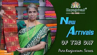 Hayagrivas Kanchipuram Silk Sarees  Pure Silk Handloom Sarees Just Arrived  Chennai Saree Shopping [upl. by Auoh]