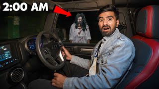 रात के 2 बजे चुड़ैल ने लिफ्ट मांगी  Visiting Most Haunted Road At Night  100 Real 😱 [upl. by Lledniw]