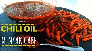 Resep Chili Oil Cara membuat Minyak Cabe  How To Make easy simple Chili Oil [upl. by Notsua260]