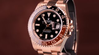 Rolex GMTMaster II Everose Gold Root Beer 126715CHNR  Should a sports watch be made in rose gold [upl. by Erej]