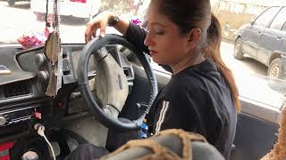 Zoy  Starting  Car Cranking  Pedal Pumping  Driving Cold start  craking pedal [upl. by Nylyaj682]