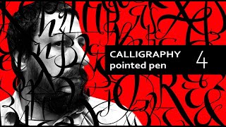 Calligraphy pointed pen [upl. by Gunner]