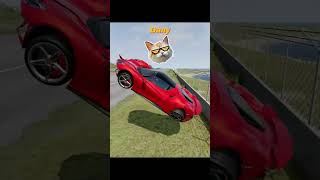 Test Who Can Fly Over the Chasm beamngdrive beamng beamngcrashdrive automobile shorts [upl. by Sibley]