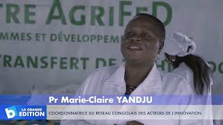 RDC Pr MarieClaire Yandju produit du pain avec 100 de farine de manioc [upl. by Nerradal]