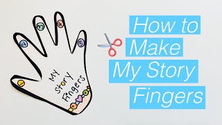 How to retell a story  story fingers [upl. by Talanian]