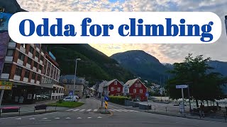 Odda Norway 🇧🇻  Summer Walk 2024  4k60ps  Walking Tour [upl. by Yrbua]